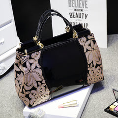 Genuine Leather Handbag for Middle-aged Women