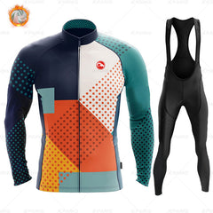 Men's Thermal Fleece Cycling Suit for Winter Riding