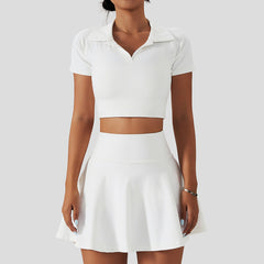 Women's Quick-Drying Tennis Suit Set for Gym & Outdoor