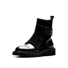 2019 Winter Fashion Minimalist Round Toe Martin Boots