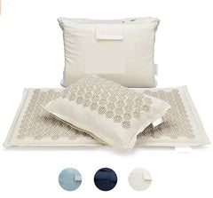 Organic Linen Lotus Needle Punched Cushion & Pillow