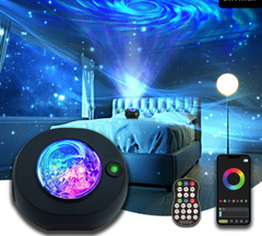 App-Controlled Star Projector with Rotating Lights
