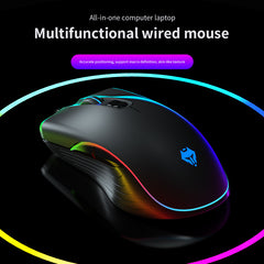 RGB Gaming Keyboard and Mouse Set for Office Use