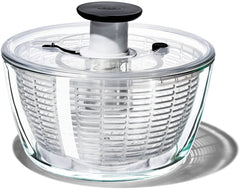OXO Good Grips Glass Salad Spinner Large/6.22 Quart Clear