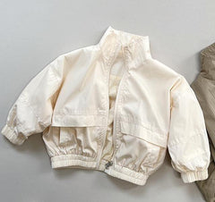 Fashionable Solid Color Baby Sunscreen Jacket for Boys