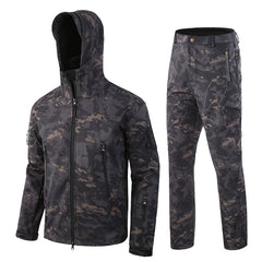 Men's Waterproof Camouflage Fishing Jacket and Pants Set