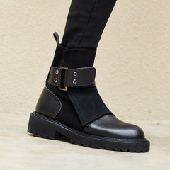 2019 Winter Fashion Minimalist Round Toe Martin Boots