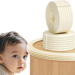 Proofing Rail Padding Pads-Foam Protectors Guards Proof Bed Wall Bumpers - Safety Table Furniture - Edge Guard Crib - Corner Protector(2024New4PC Beige)
