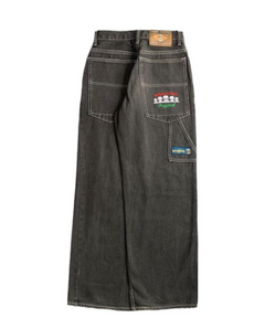 American Retro Alien Print Harajuku Wide-leg Jeans