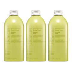 Hey Humans Banana Aloe Moisturizing Body Wash with Natural Ingredients & Jojoba Oil | Clean Vegan Sulfate Free Bath & Body Wash for Women & Men | Recyclable Bottle 14 fl. oz. - Pack of 3