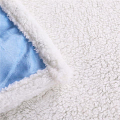 Thick Cotton Flannel Blanket for Kids and Outdoor Use