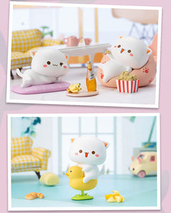 Peach Cat Second Series Lucky Cat Blind Box Figurine