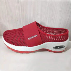 Breathable Mesh Half Support Women's Casual Shoes