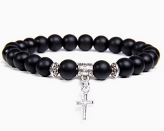 Diamond Cross Bracelet