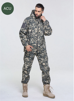 Men's Waterproof Camouflage Fishing Jacket and Pants Set