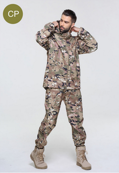 Men's Waterproof Camouflage Fishing Jacket and Pants Set