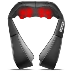 UFFAE Shiatsu Neck and Back Massager with HeatElectric Deep Tissue Kneading Neck and Shoulder MassageBest Gifts for Women Men Mom Dad Mothers Fathers Day Birthday Gift