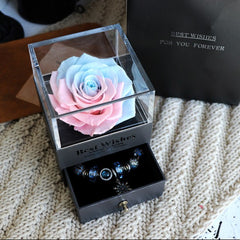 Eternal Flower Jewelry Box Gift Set