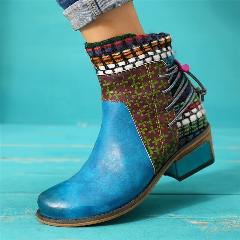 2019 Women's Ethnic Style Short Boots Wholesale