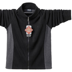 Men's Casual Outdoor Polar Fleece Jacket Plus Size