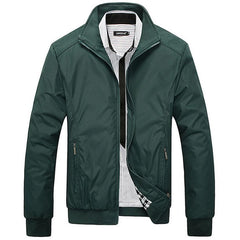 Men's Spring Autumn Stand Collar Jacket
