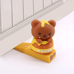 Cute Cartoon Anti-Pinch Door Stopper with Suction Bumper