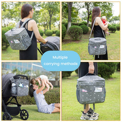 UKF Maternity Diaper Bag - Large Capacity Backpack
