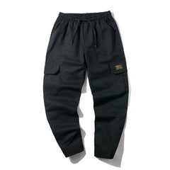 Men's Casual Loose Fit Tapered Cargo Pants