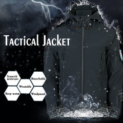 Men's Tactical Waterproof Shark Skin Outdoor Jacket