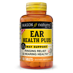 MASON NATURAL Ear Health Plus with B Vitamins 50 Day Supply Supports Normal Ear Health and Ringing