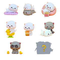 Peach Cat Second Series Lucky Cat Blind Box Figurine