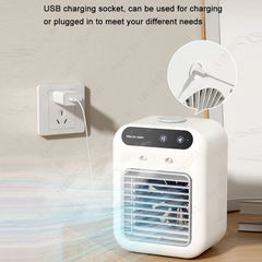 Portable Mini Air Conditioner with Humidifier Fan