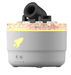 Battery Aroma Diffuser with Colorful Flame Light (One Set)