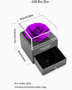 Eternal Flower Jewelry Box Gift Set