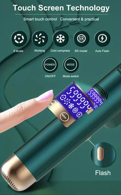 IPL Hair Removal Device with Ice Cooling Function