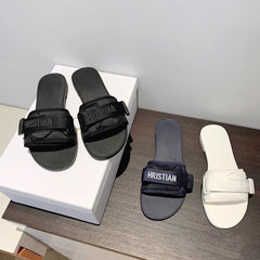 D Family Summer New Style Slip-On Flat Sandals