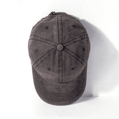 Washed Old Curved Brim Baseball Hat for Men and Women