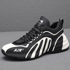Lightweight High-Top Men's Casual Sports Leather Shoes