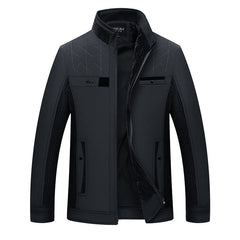 Men's Lightweight Stand Collar Jacket for Spring and Fall