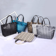 Women's New Large Capacity PU Tote Bag
