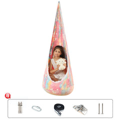 New Kids Portable Parachute Fabric Hanging Chair