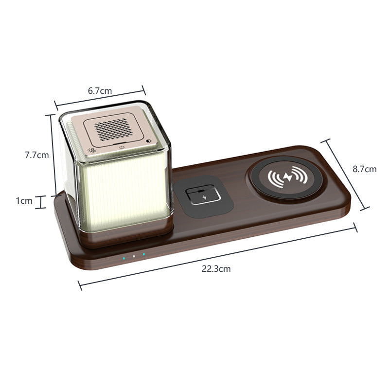 3-in-1 Wireless Charger with Aroma Night Light for iPhone