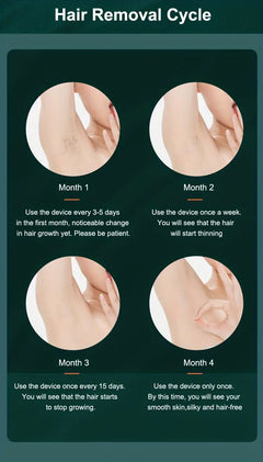 IPL Hair Removal Device with Ice Cooling Function