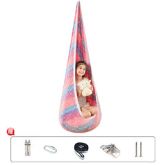 New Kids Portable Parachute Fabric Hanging Chair