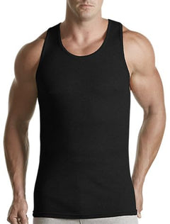 Harbor Bay by DXL Mens Big and Tall 3-Pack Athletic T-Shirts Black 8XL