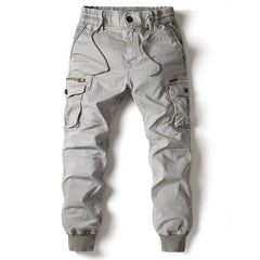 Men's Solid Color Casual Cargo Pants in Multiple Colors
