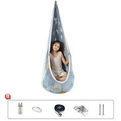 New Kids Portable Parachute Fabric Hanging Chair