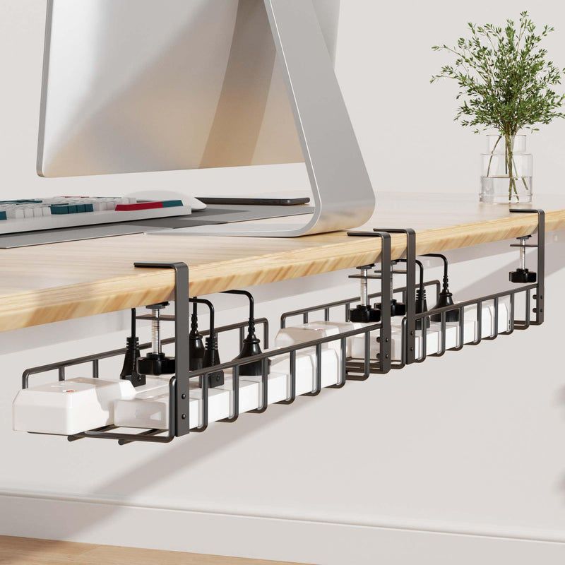 Xpatee 2 Pack Cable Management Under Desk Tray 31.4
