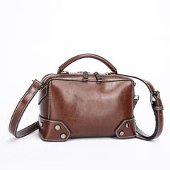 Trendy Leather Messenger Bag for Women with Wallet
