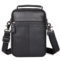 Men's Genuine Leather Shoulder Bag - Minimalist Casual